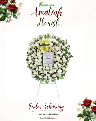 Krans Bunga Duka Cita di Abian Tubuh Baru